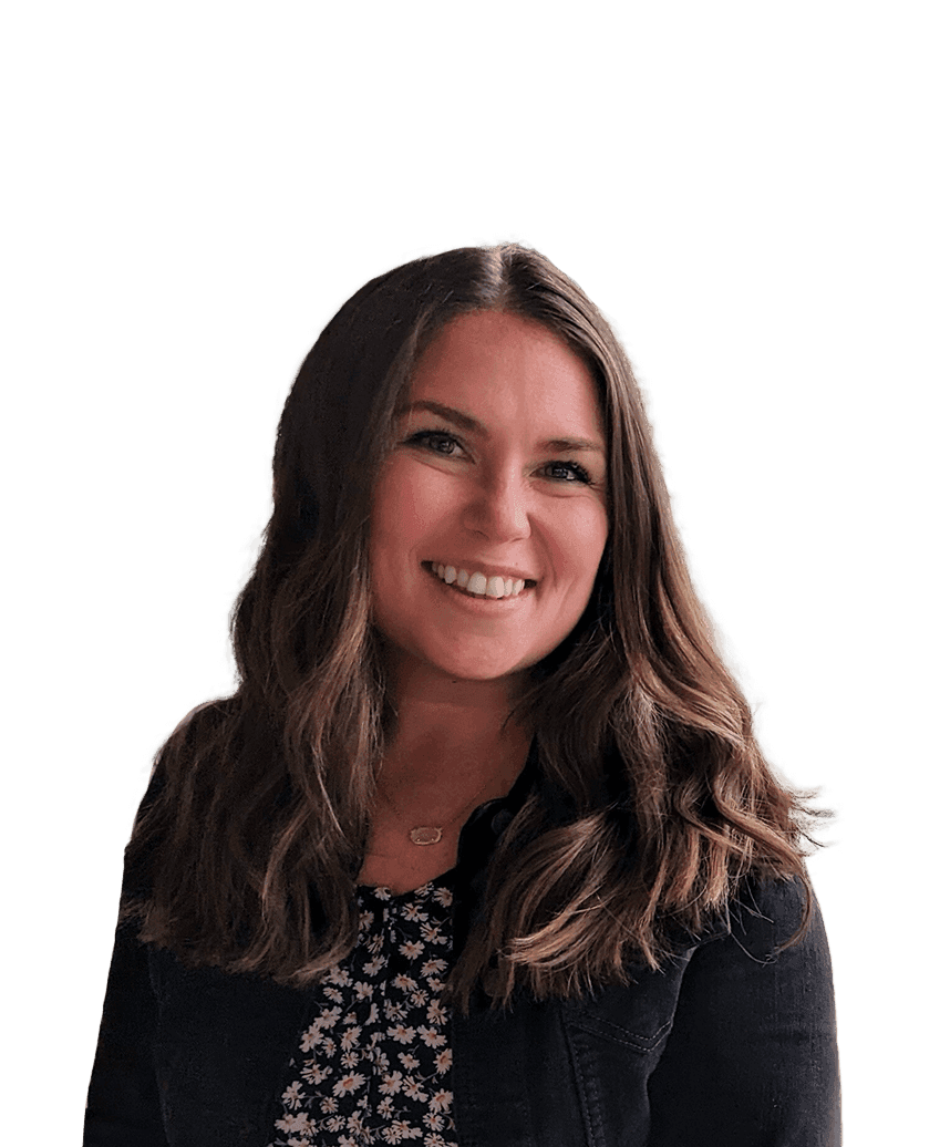 Young women floral top headshot