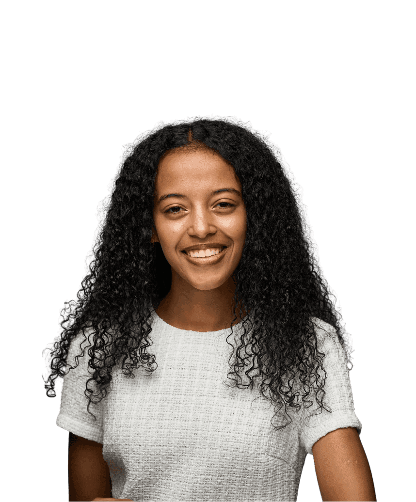 women in white shirt