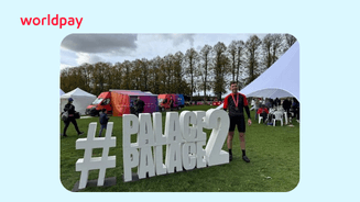 palace to palace with bike rider